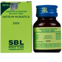 Thumbnail for SBL Homeopathy Natrum Muriaticum Tablet 200X