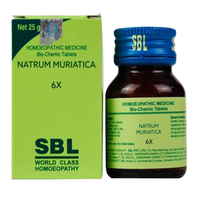 SBL Homeopathy Natrum Muriaticum Tablet 6X