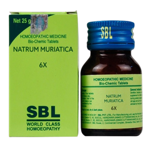 SBL Homeopathy Natrum Muriaticum Tablet 6X