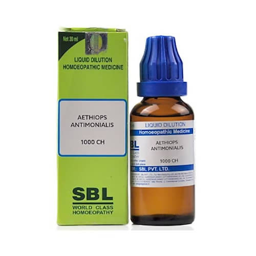 SBL Homeopathy Aethiops Antimonialis Dilution
