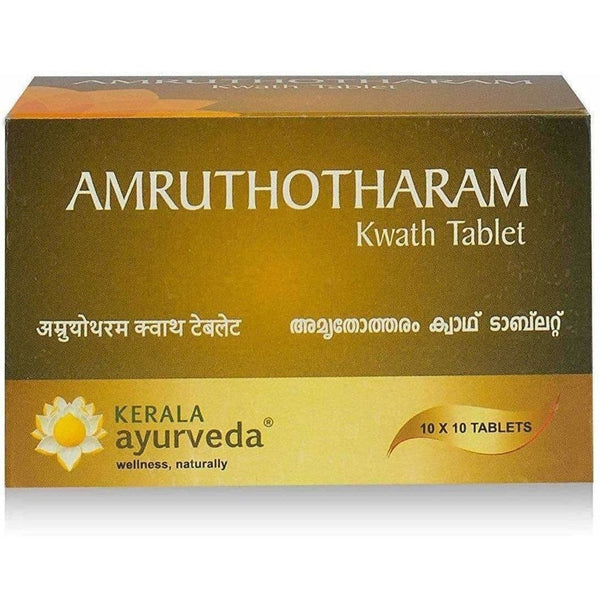 Kerala Ayurveda Amruthotharam Kwath Tablet (100 tabs) - Distacart