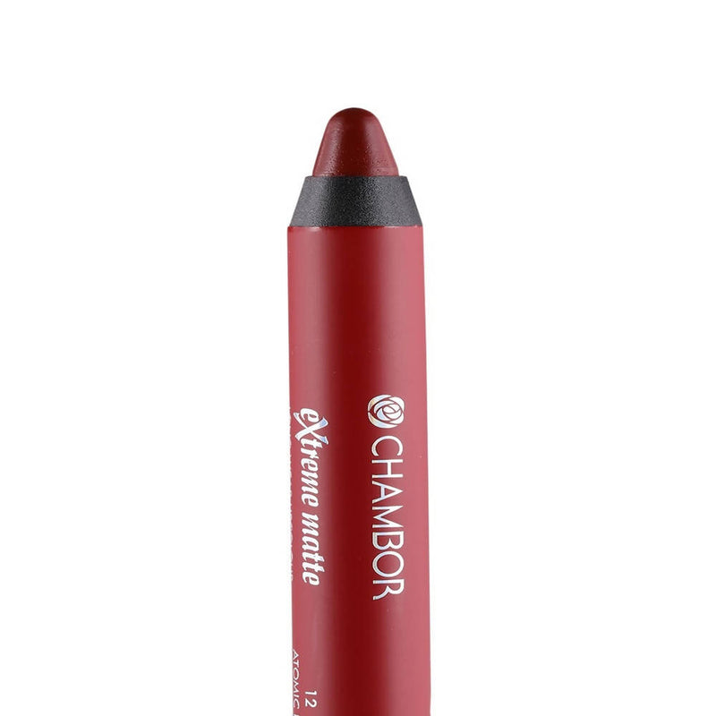 Chambor 12 Atomic Red Extreme Matte Long Wear Lip Colour 2.8 gm