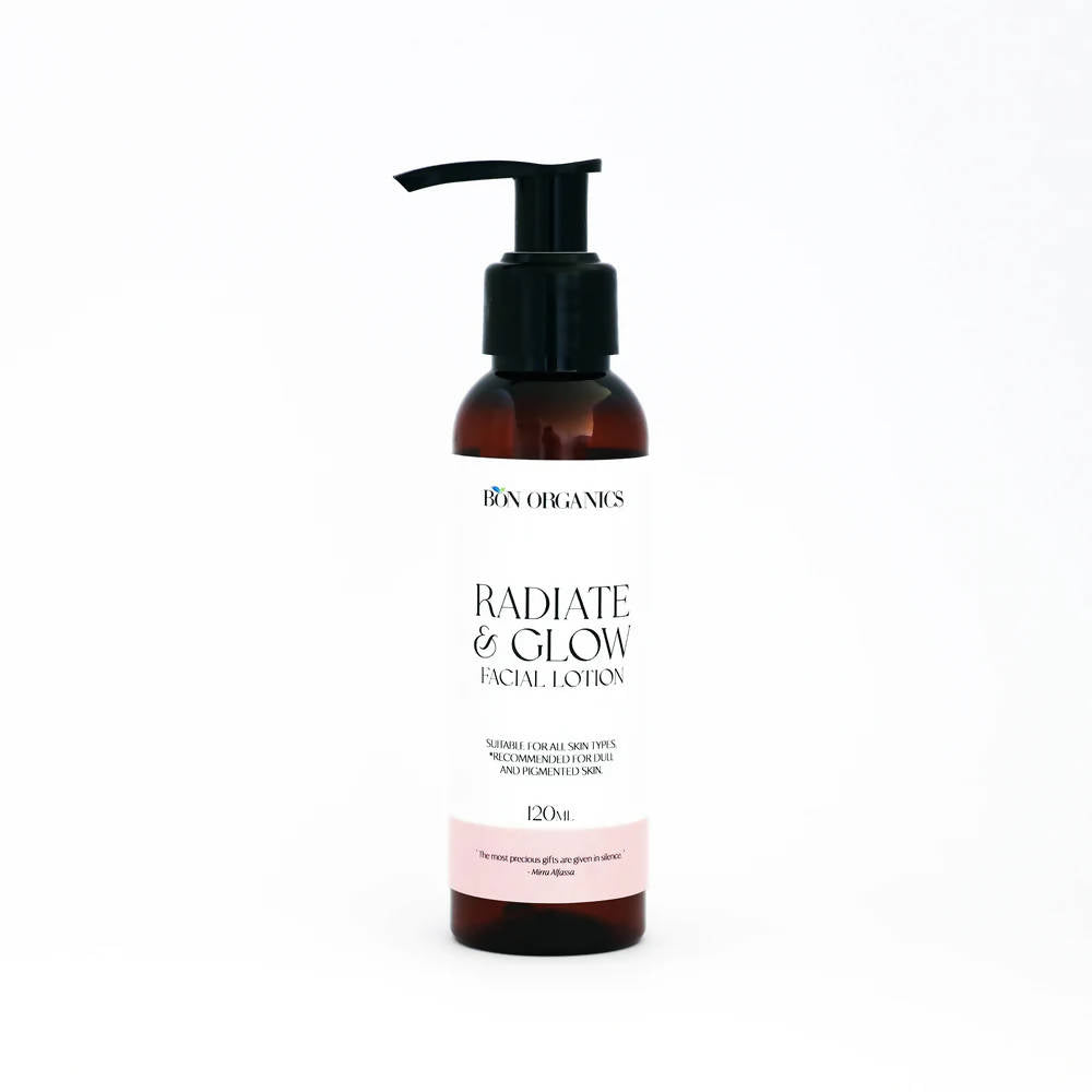 Bon Organics Radiate & Glow Facial Lotion - Distacart