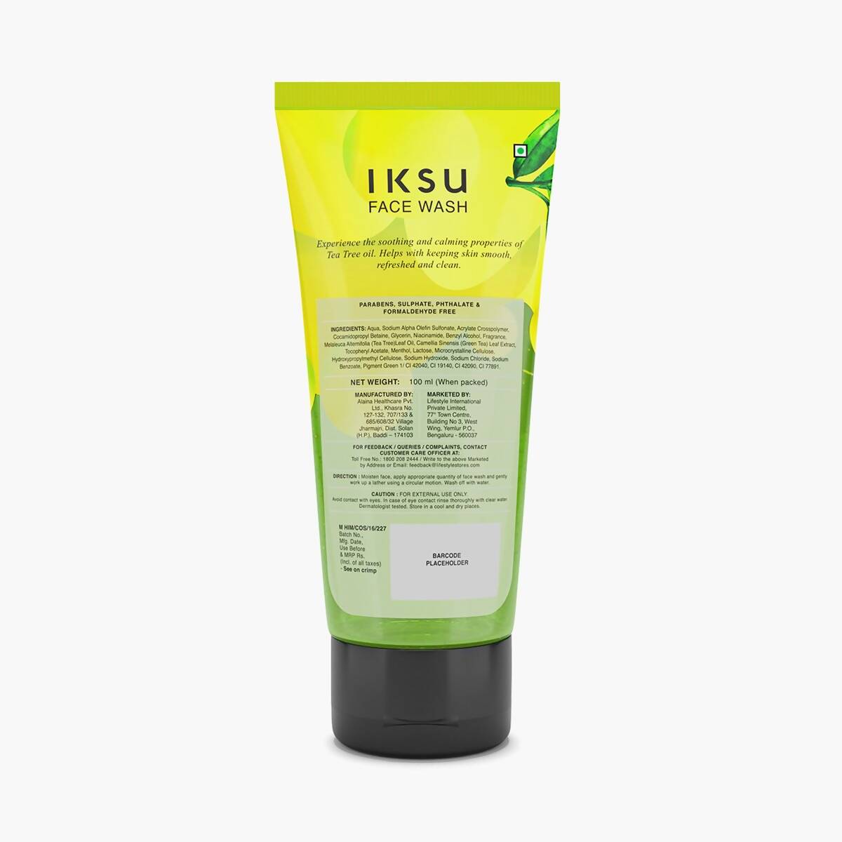IKSU Tea Tree Face Wash - Distacart