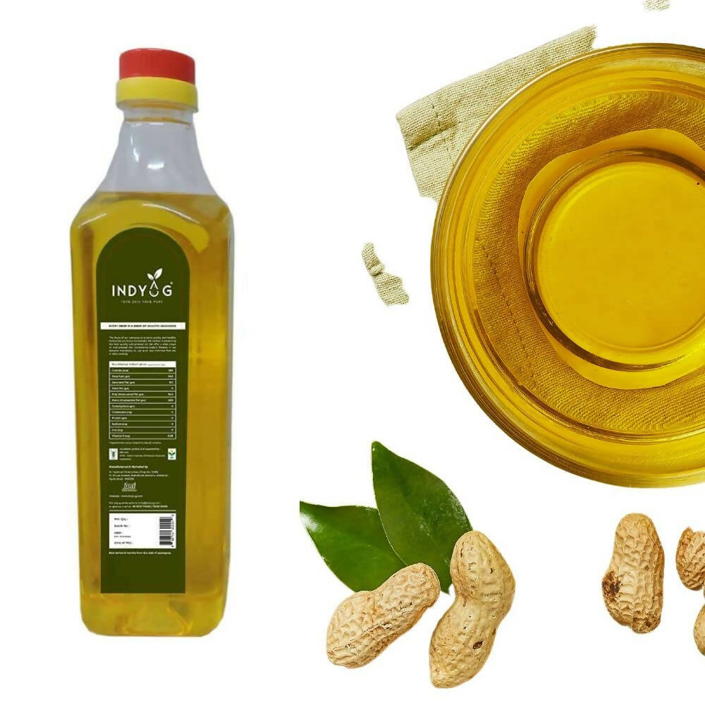 Indyug Cold Pressed Groundnut Oil - Distacart
