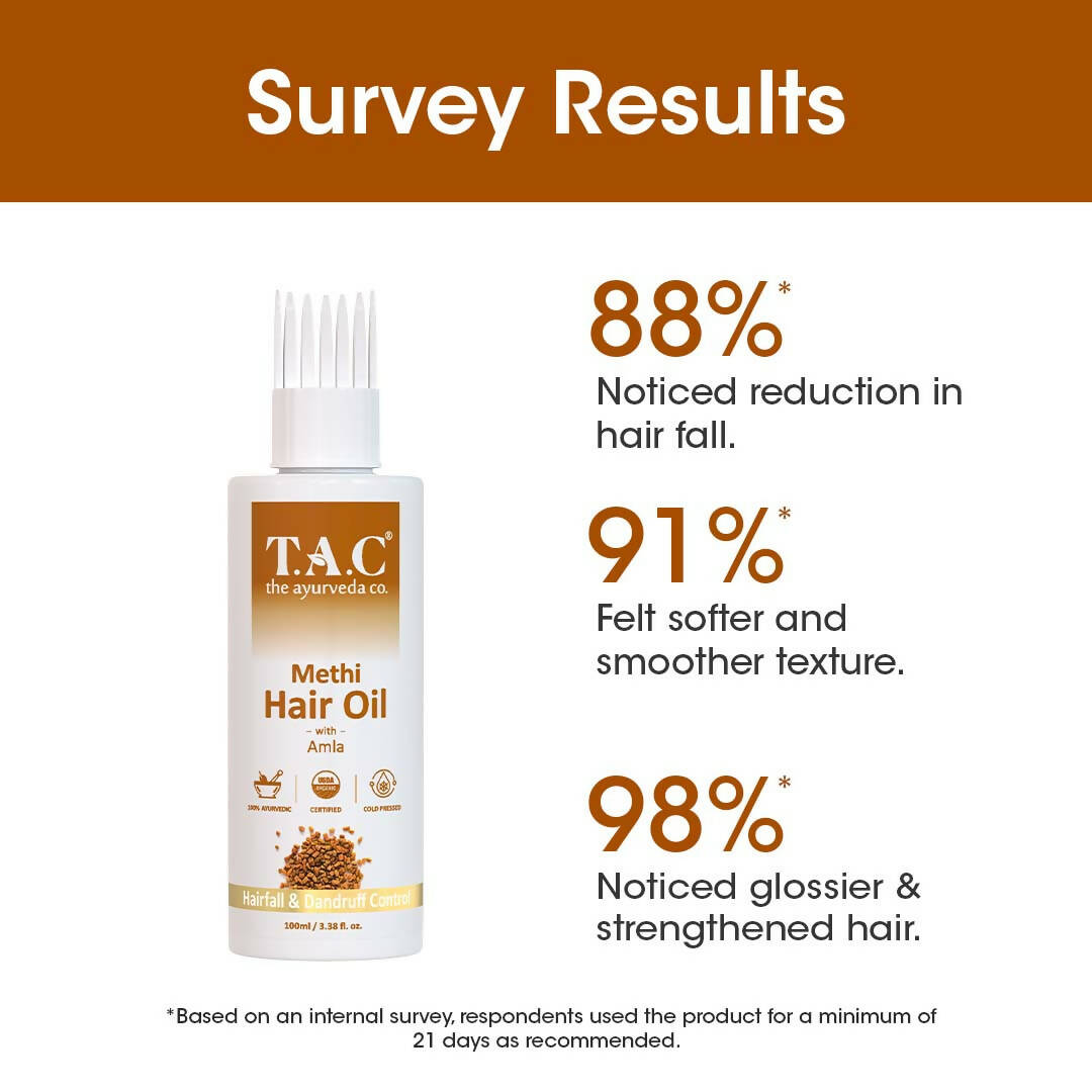 TAC - The Ayurveda Co. Methi Hair Oil - Distacart