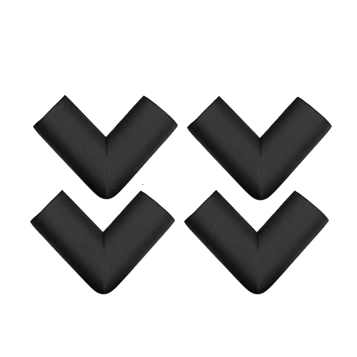 Safe-O-Kid Set of 8 Corner L Shaped Corner Guards for Kids safety- Black-Small - Distacart