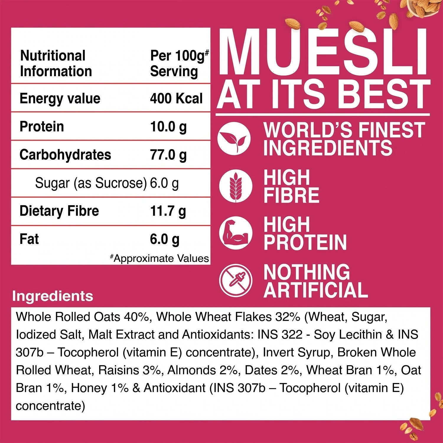 Bagrry's Swiss Style Muesli - Distacart
