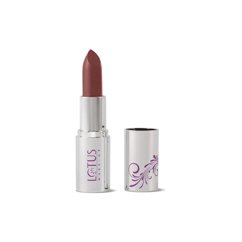 Lotus Makeup Ecostay Butter Matte Lip Colour - Divine Brown (4.2 Gm) - Distacart