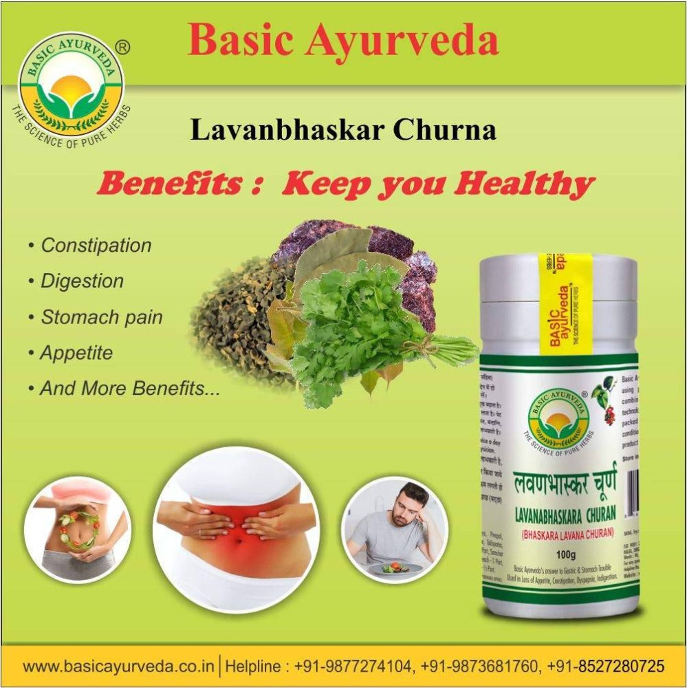 Basic Ayurveda Lavanbhaskar Churna Benefits