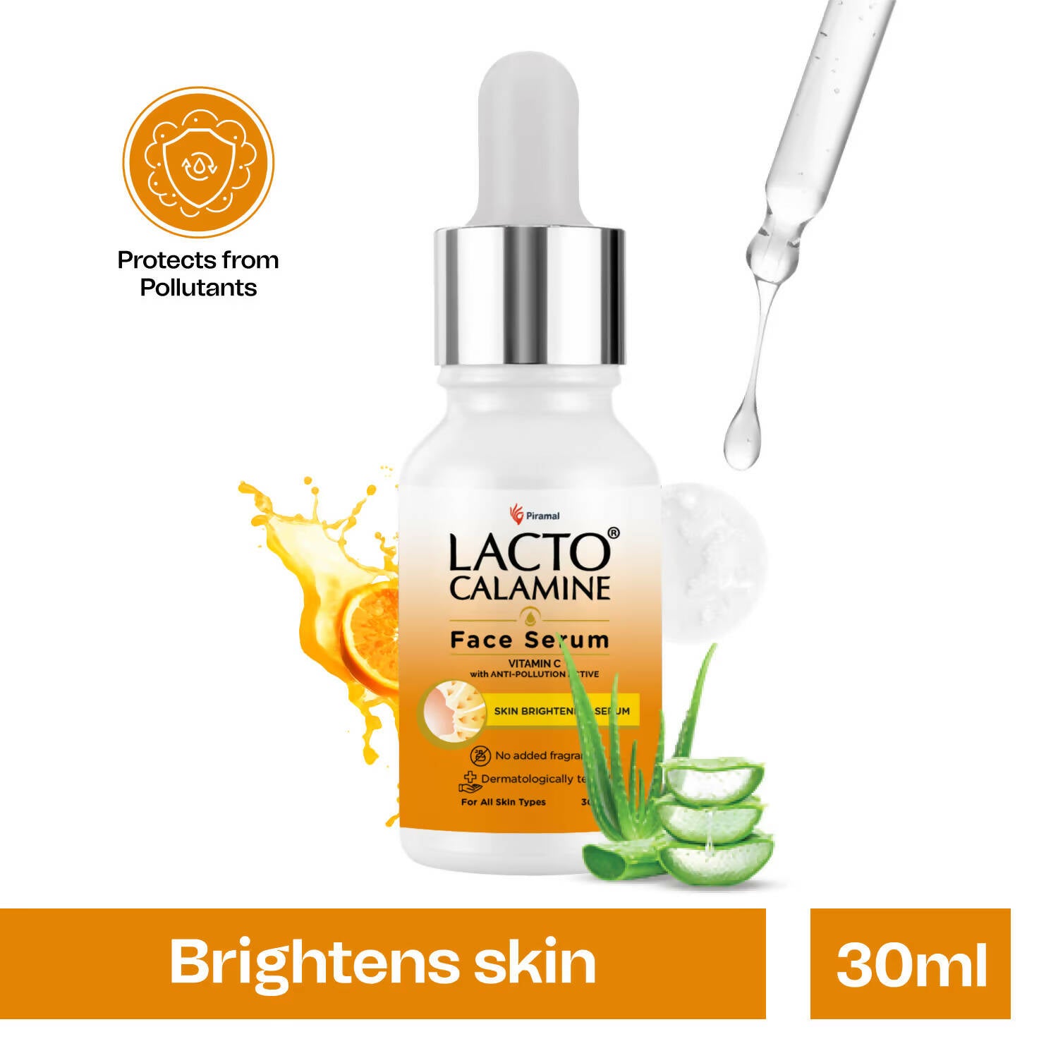 Lacto Calamine Vitamin C Face Serum with Niacinamide - Distacart