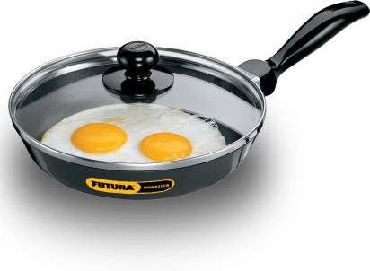 Hawkins Futura Non-stick Frying Pan 22 cm Diameter with Glass Lid 1 L (NF22G) - Distacart