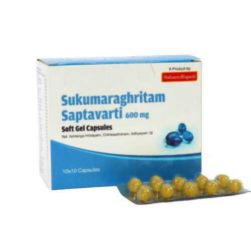 Sahasrayogam Sukumara Ghritam Saptavarti Capsules - Distacart