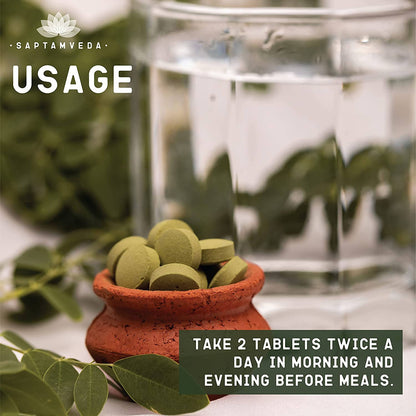 Saptamveda Organic Moringa Tablets