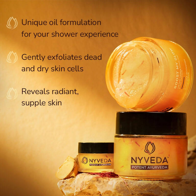 Nyveda Boost My Glow Radiance Activating Sugar Scrub - Distacart