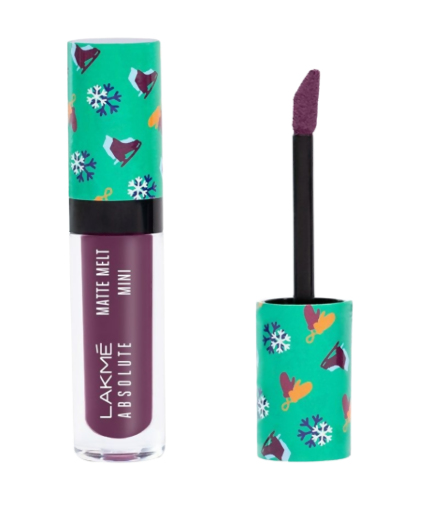 Lakme Absolute Matte Melt Mini Liquid Lip Color - Purple Tourist - Distacart