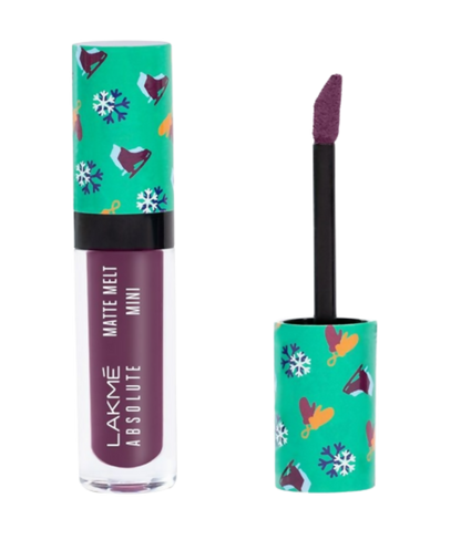 Lakme Absolute Matte Melt Mini Liquid Lip Color - Purple Tourist - Distacart