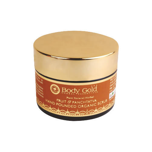 Body Gold Fruit &amp; Panchtatva Hand Pounded Organic Scrub