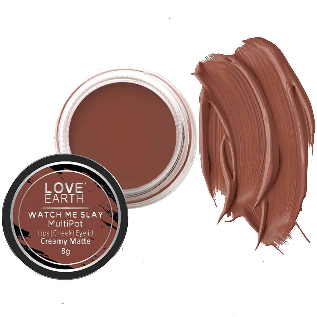 Love Earth Lip Tint & Cheek Tint Multipot Combo (Coral & Caramel Brown) - Distacart