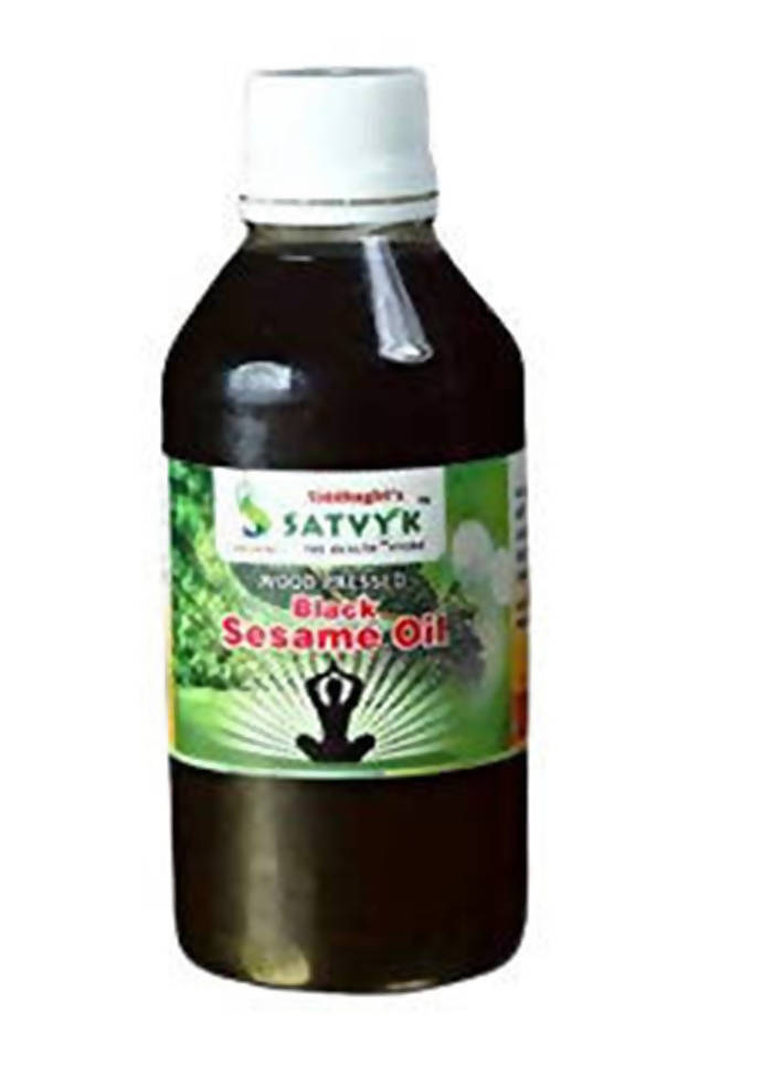 Buy Siddhagiri's Satvyk Organic Wood Pressed Black Sesame Oil (Kala Til ...