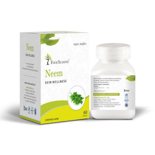 Four Seasons Neem Skin Wellness Tablets - Distacart