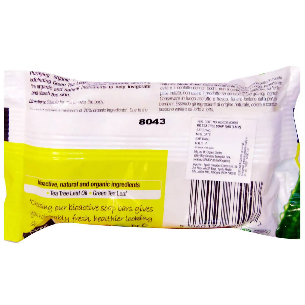 Dr.Organic Tea Tree Soap - Distacart