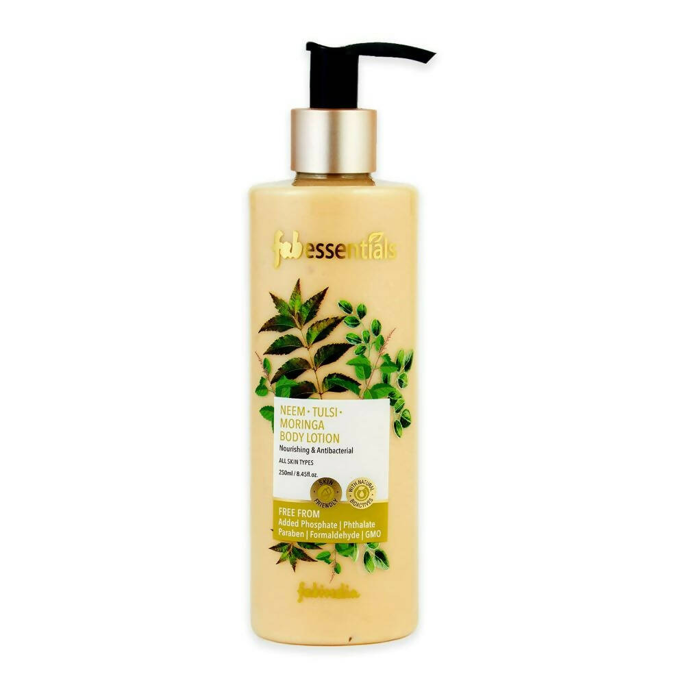 Fabessentials Neem Tulsi Moringa Body Lotion - Distacart