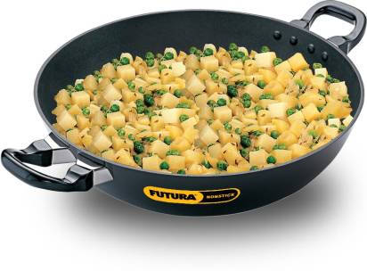 Hawkins Futura Non-stick Kadhai 30 cm Diameter 4 L (NK40) - Distacart