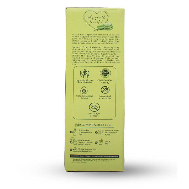 Jivika Naturals Aloe Vera Juice - Distacart