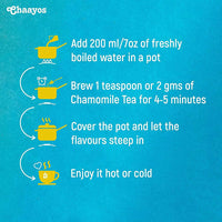 Thumbnail for Chaayos Chamomile Flower Herbal Tea