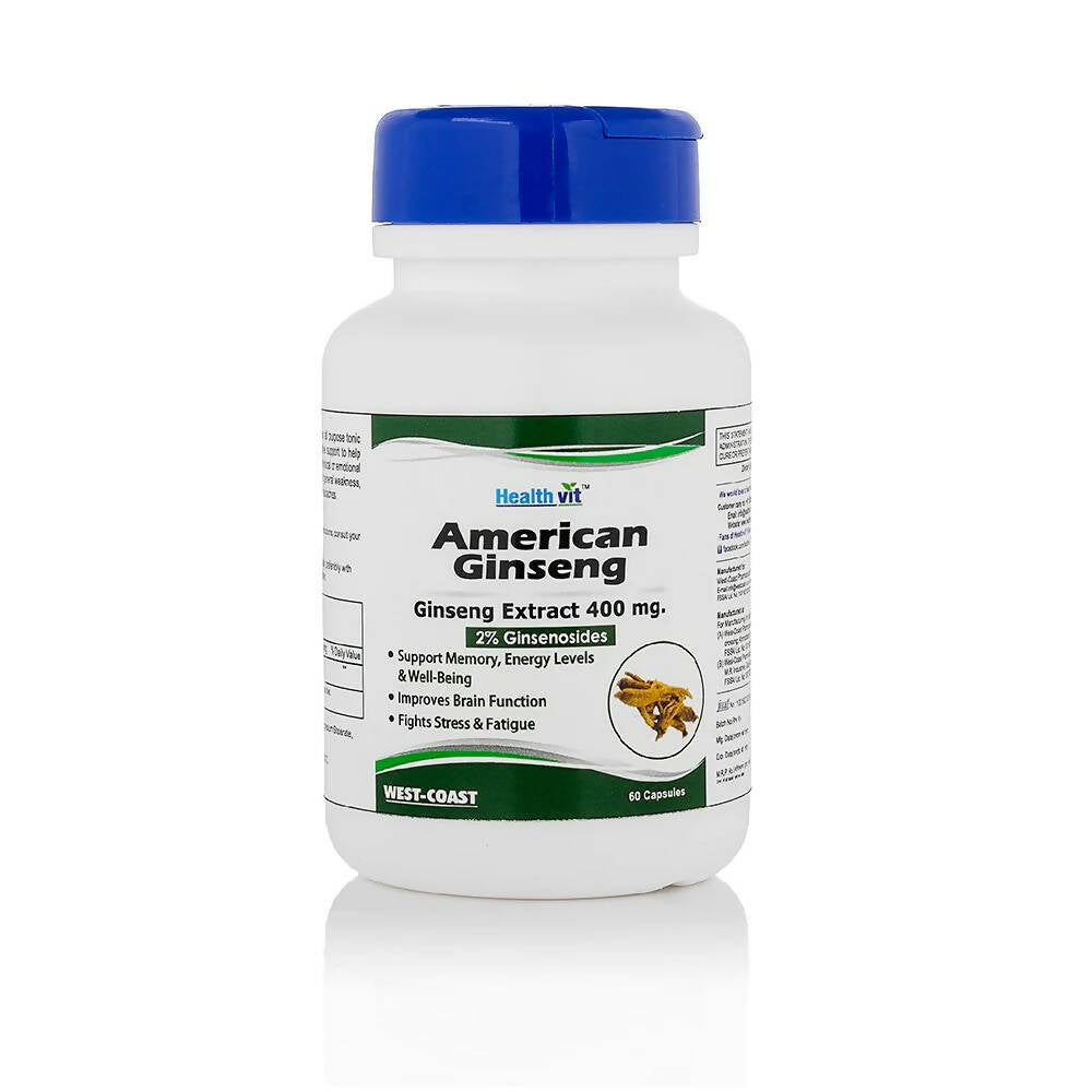 Healthvit American Ginseng Capsules - Distacart