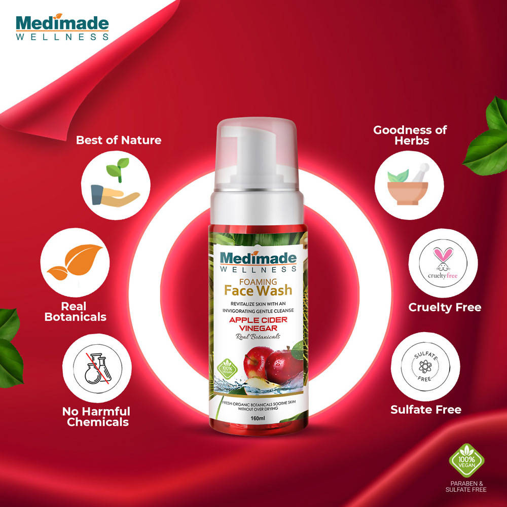 Medimade Wellness Foaming Face Wash With Apple Cider Vinegar