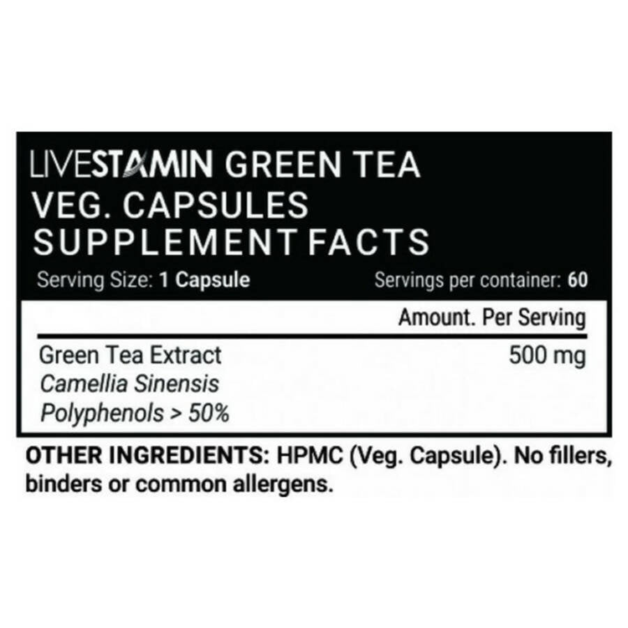 Livestamin Green Tea Capsules - Distacart