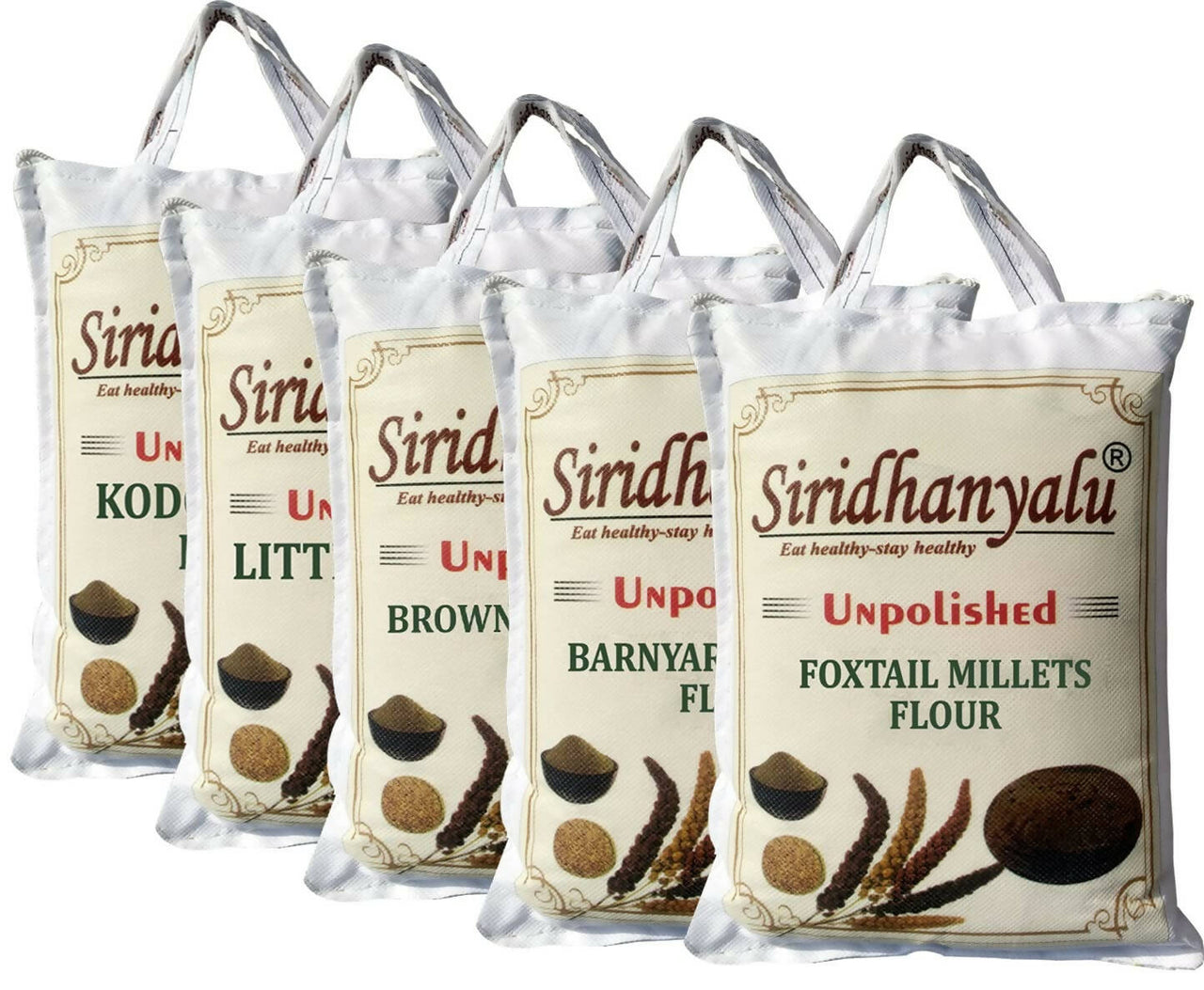 Siridhanyalu Unpolished & Organic Millet Flour Combo - Distacart