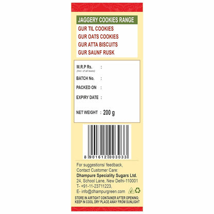Dhampur Green Gur Crackers Cookies - Distacart