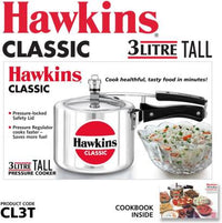 Thumbnail for Hawkins Classic 3 L Tall Pressure Cooker (CL3T) - Distacart