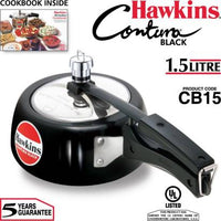 Thumbnail for Hawkins Contura Black 1.5 L Pressure Cooker (CB15) - Distacart