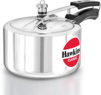 Hawkins Classic Wide Pressure Cooker Aluminium 3 Litre (CL3W) - Distacart