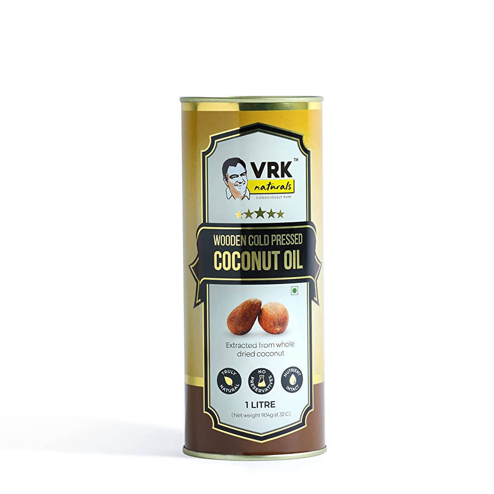 Vrk Naturals Wooden Cold Pressed Coconut Oil - Distacart