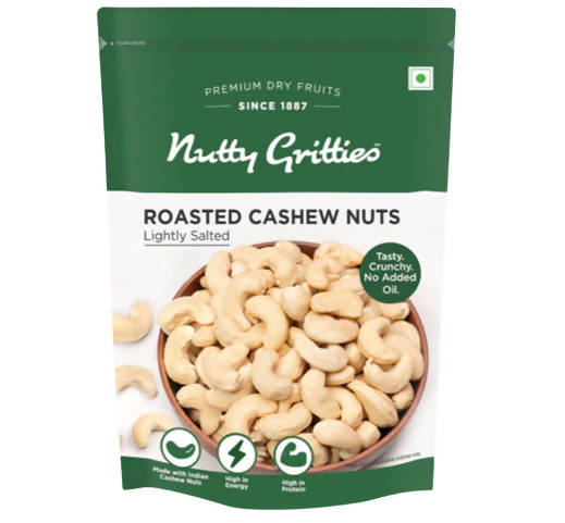 Nutty Gritties Jumbo Roasted Cashew Nuts Lightly Salted - Distacart