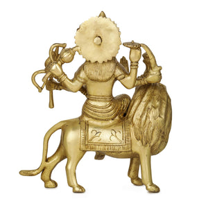 Devlok Sherawali Maa Devi Brass Idol
