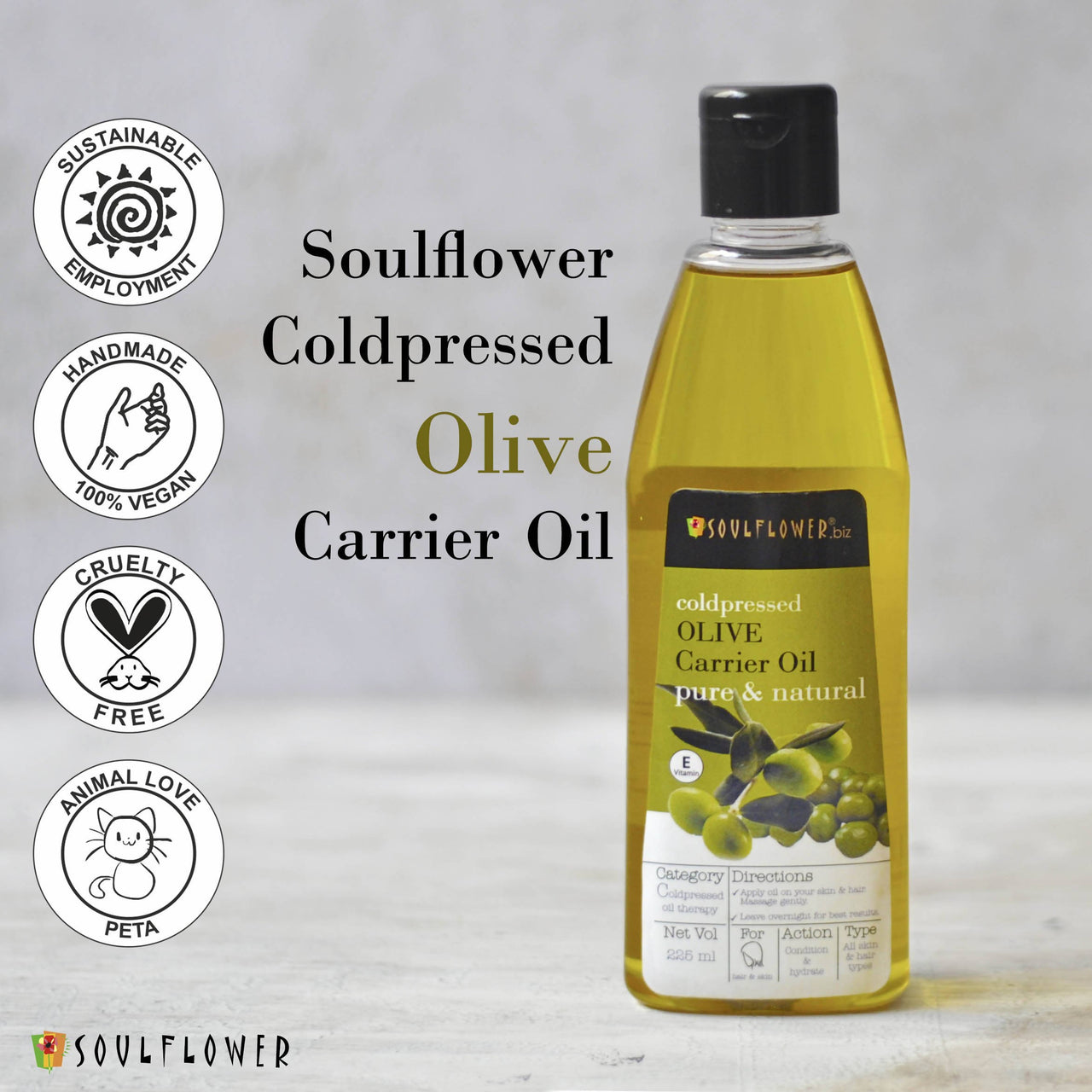 Pure & Natural Coldpressed Olive Carrier Oil