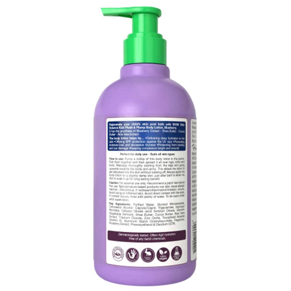 Wow Skin Science Kids Plush & Plump Body Lotion - Blueberry - Distacart