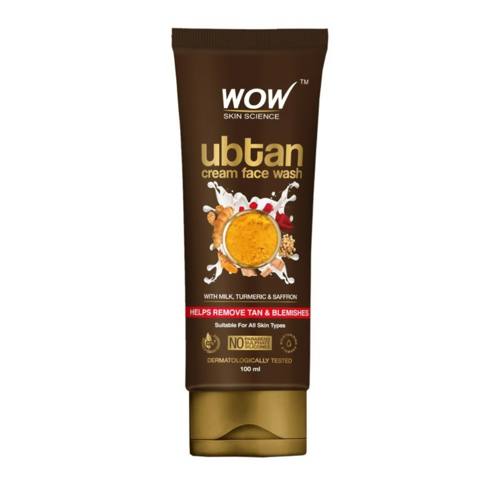 Wow Skin Science Ubtan Cream Face Wash - Distacart