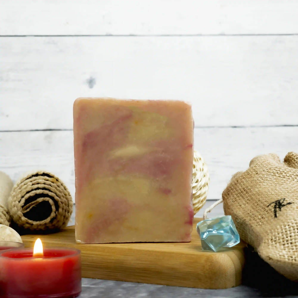 The Wellness Shop Rose And Saffron Facial Soap