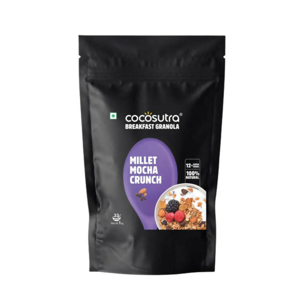 Cocosutra Millet Mocha Crunch Breakfast Granola - Distacart