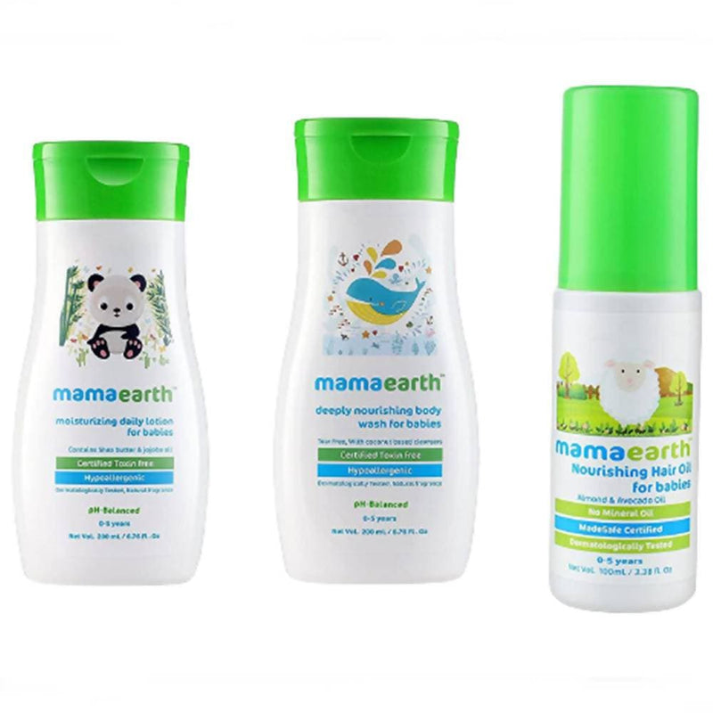 Mamaearth Nourishing Baby Care Combo Pack of 3