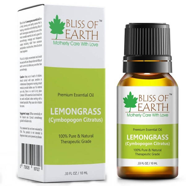 Bliss of Earth Premium Essential Oil Lemongrass - Distacart