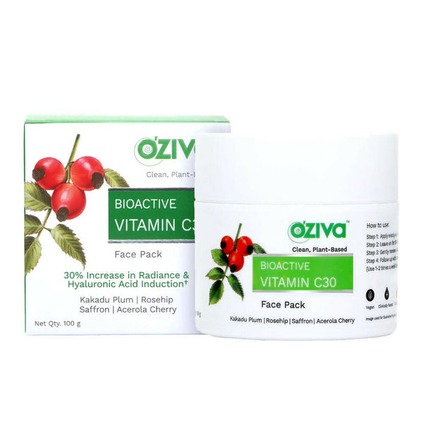 OZiva Bioactive Vitamin C30 Face Pack - Distacart