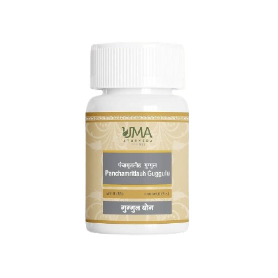 Uma Ayurveda Panchamritlauh Guggul with Silver - Distacart